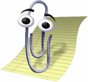 Clippy, el infame asistente de Word.